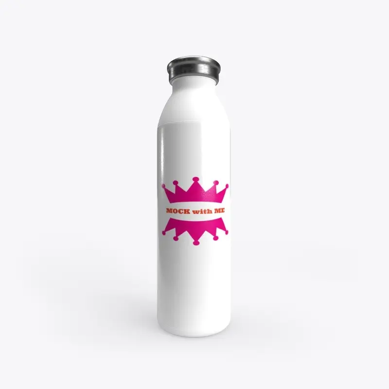 "Mock with Me' Stainless Water Bottle