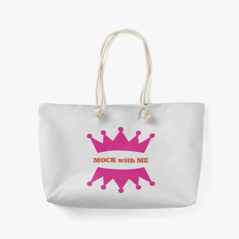 "Mock with Me" Weekender Tote